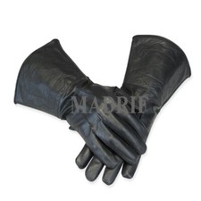 Real Leather Plain Black