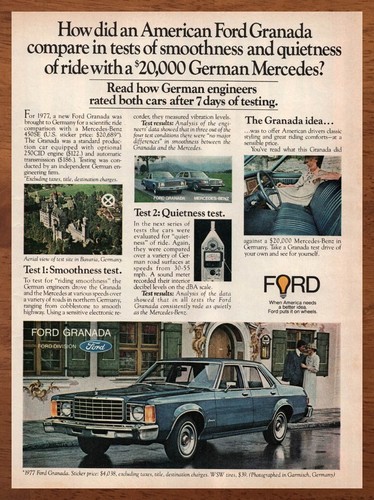 1977 ford granada vintage - ford,