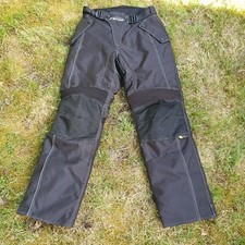 Spada Mens L Motorcycle Trousers Motorbike Biker Pants Black with Armour Padding