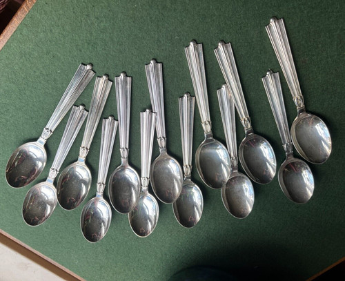 Silver plated spoons gbs - silver,