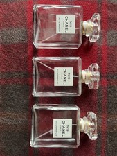 3 100ml Empty Chanel 19 Eau De Parfum 