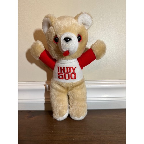 Vintage indy 500 plush teddy - 500,