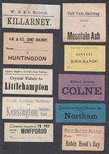 TEN Old Luggage Labels Label