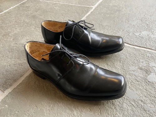 Loake titan mens black shoes - loake,