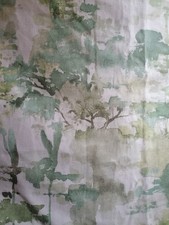 Green trees curtains Prestigious Alfresco each 53"d x 52"w fleece lined