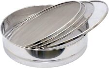 Stainless Steel 22 cm Interchangeable Sieve Set of 4, Flour, Spices, Strainers