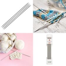 Double Ended Knitting Pins Needles Pony Classic Set of 4 20cm Length