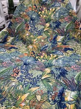 Jungle Fabric, LINEN, by
