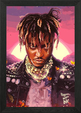 Juice Wrld Rapper Framed Wall