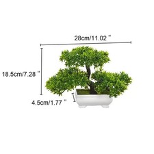 Simulation Bonsai Artificial Plants Fake Pine Tree Home Decor Flowers In PotsNEW
