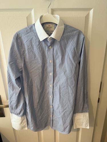 Hawes curtis blue - curtis, stripe
