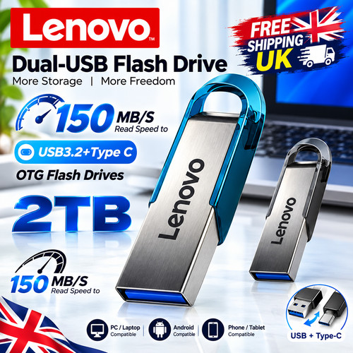 Lenovo 2tb usb - usb, flash