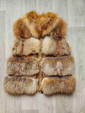 Women's vest made of natural