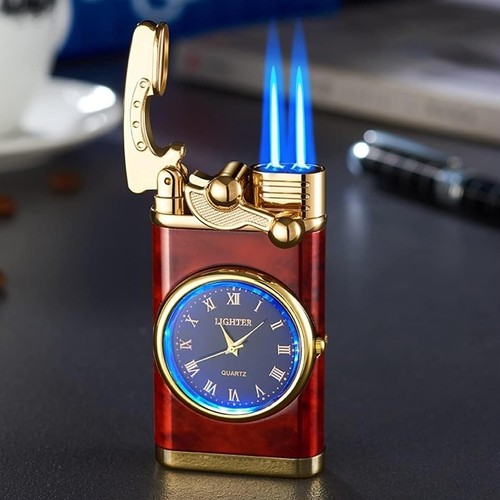 Double flame lighter pocket - double,