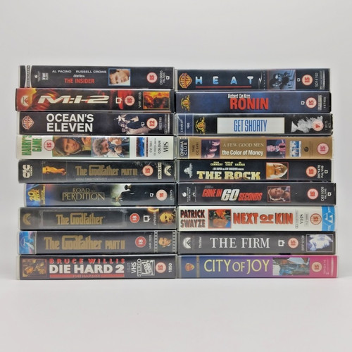 Job lot vhs cassettes x18 - vhs,
