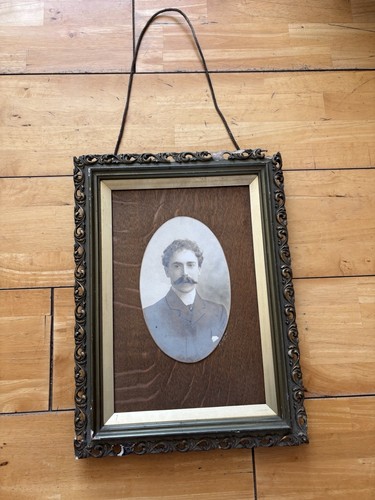 Antique framed oval portrait - antique,