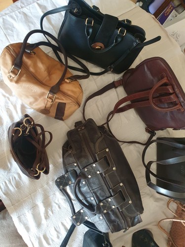 Vintage pale tan leather gigi - pale,