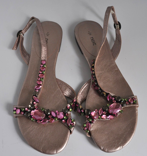 Next jewelled strappy sandals - jewelled,