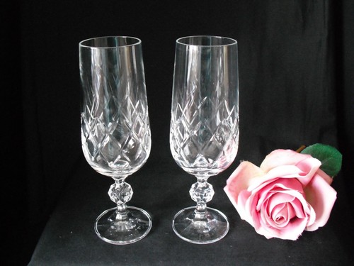 Pair pretty lead - pair, crystal