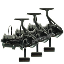 NGT Big Pit Reels Carp Fishing Black Front Quick Drag XT-8000 Set of 3 Reels