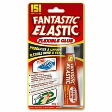 Fantastic Elastic Glue Adhesive Flexible Shoes Trainers Clothes Fabric Boot Sole