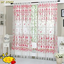 Voile Net Curtains Floral