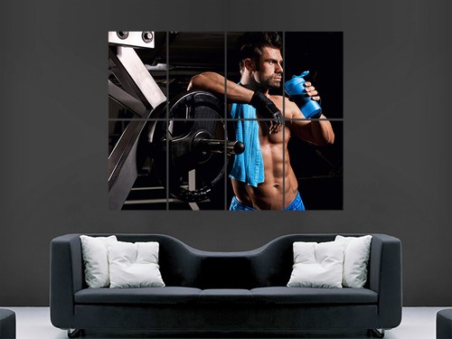 Gym sexy man abs six - man,