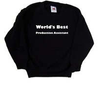 World's Best Production Assistant Kids Sweatshirt