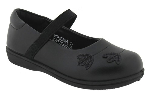 Girls shoes kids black school - shoes,