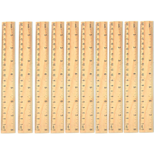 Wooden ruler pcs - wooden,
