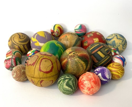 Vintage bouncy balls - bouncy,
