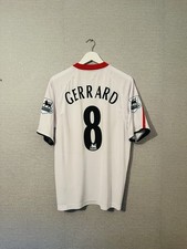 Liverpool Away Football Shirt 2005/06 Gerrard L Original Soccer Jersey Reebok