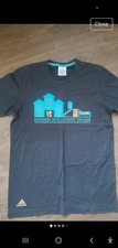 Adidas T Shirt London 2012 Olympic Village Size Medium Blue