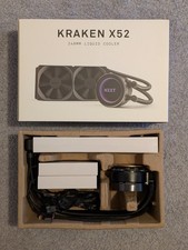 NZXT Kraken X52 AIO CPU Liquid Cooler 240mm, Intel and AMD, Original box.