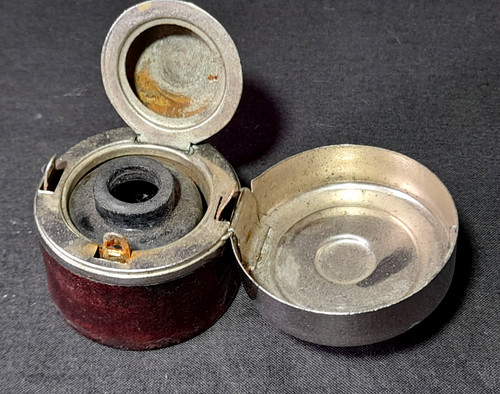 Vintage travelling inkwell - vintage,