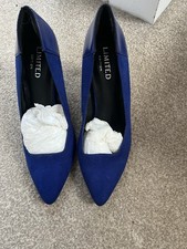 Limited Addition Royal Blue High Heels Size 6 And A Half Used Condition