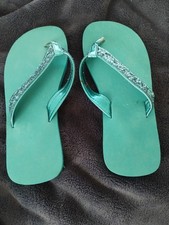 Avon Teal Glitter Flip