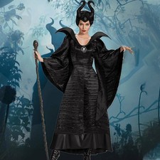 Maleficent Evil Queen Costume Women Adult Cosplay Fancy Dress UK