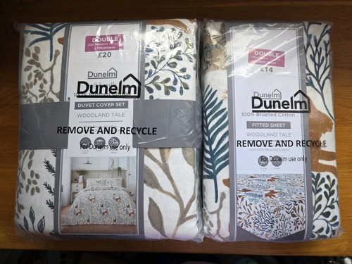 Dunelm brushed cotton double - cotton,