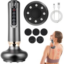 Electric Infrared Heat Cupping Massager Vacuum Suction Scraping Anti Cellulite