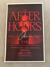 The Weeknd Tour Poster Hand
