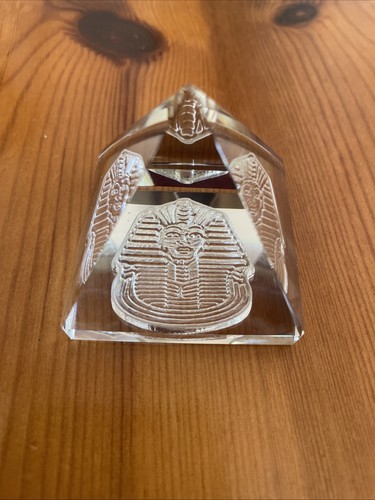 Glass tutankhamun pyramid - glass,