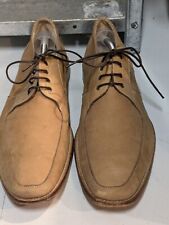 TOP QUALITY, CREAM, BUCKSKIN SHOES by NICOLE FARHI, SIZE 44.
