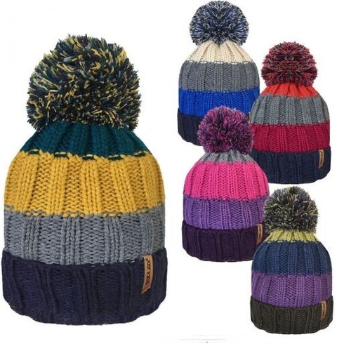 Ladies striped cable - striped, knit