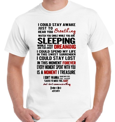 Aerosmith lyric shirt - lyric, t-shirt