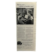 Hammond Organ Vintage Print Ad