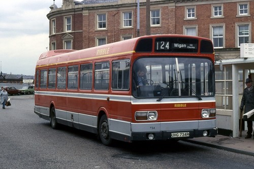 Ribble 734 blackburn 1987 - ribble,