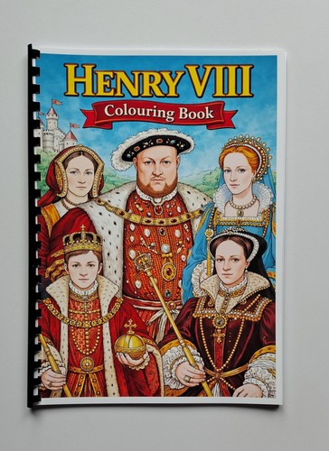 Henry viii colouring book - henry,