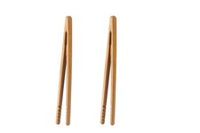 Toast Tongs Bamboo 7 Inch Set