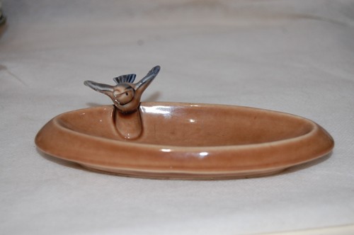Wade blue bird - bird, dish